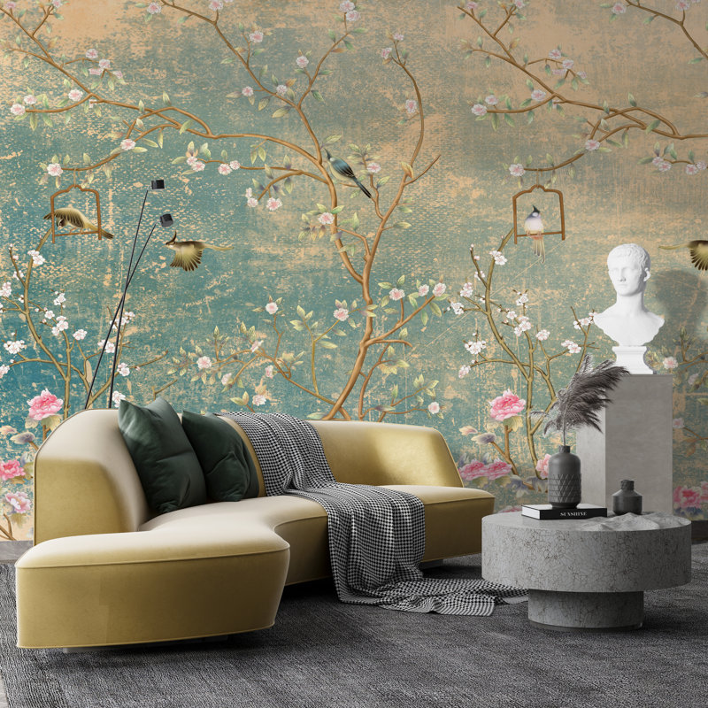 EazzyWalls Textured Wall Mural & Reviews Wayfair
